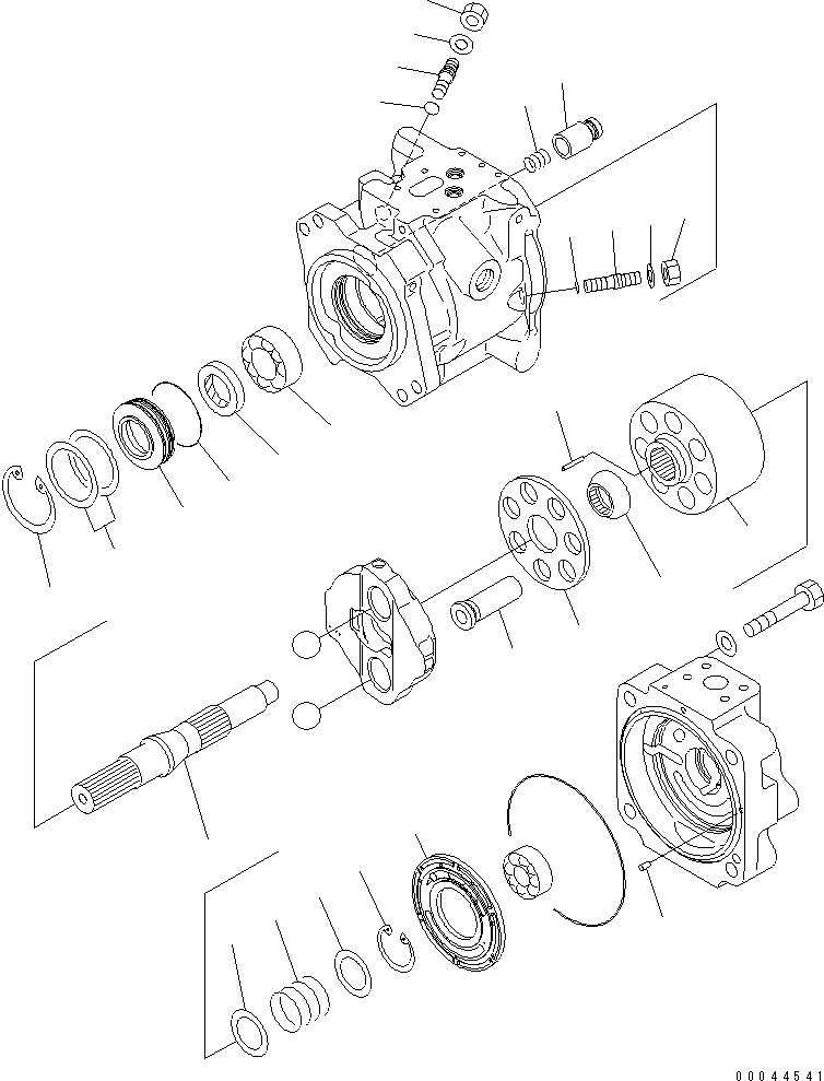 Насос в сборе (708-1U-00130) KOMATSU