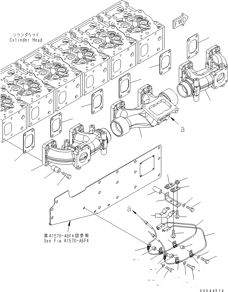 Manifold, Center 6245-11-5220 KOMATSU