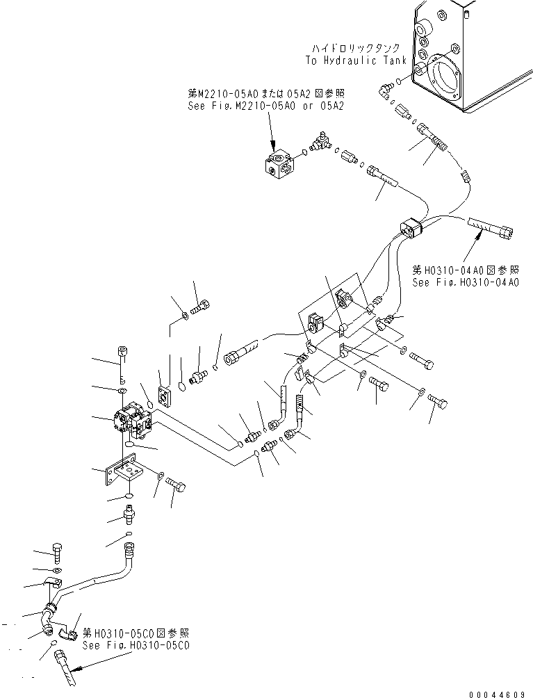 Трубка 14X-62-32580 KOMATSU