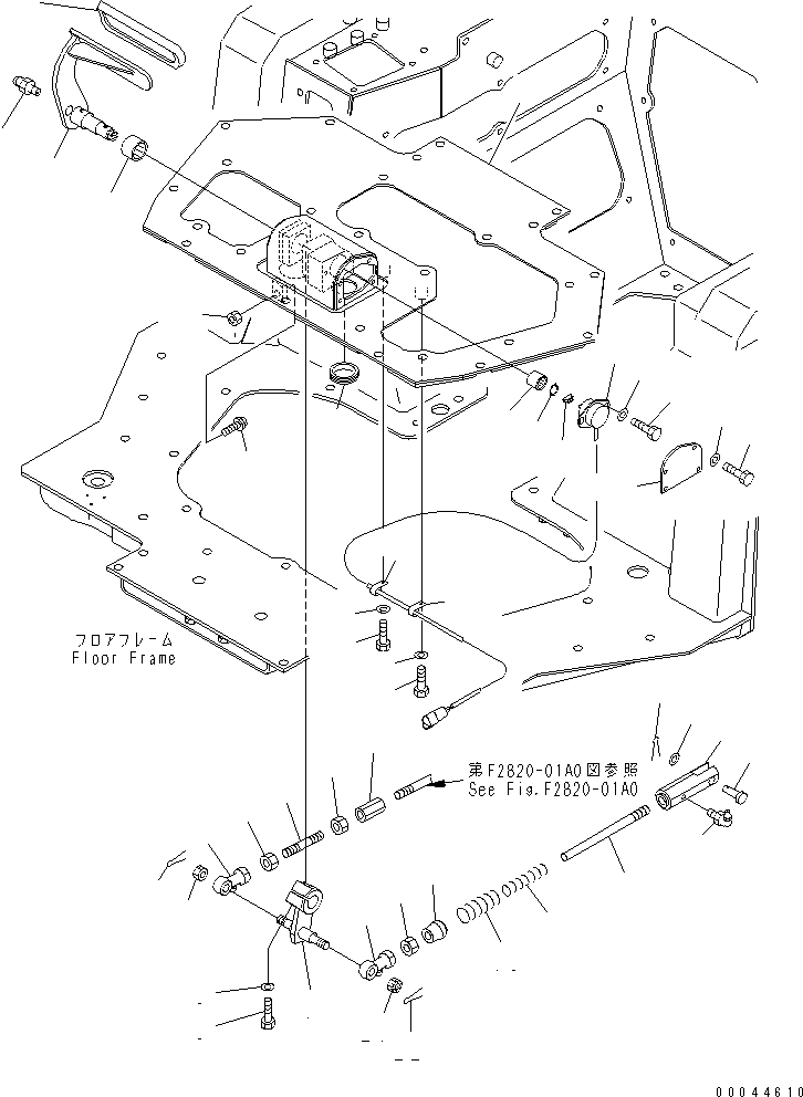 Пол 14Z-43-24512 KOMATSU