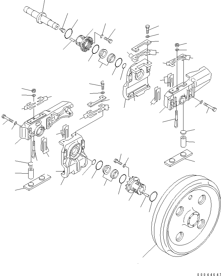 FRONT IDLER ASS'Y 154-30-00770 KOMATSU