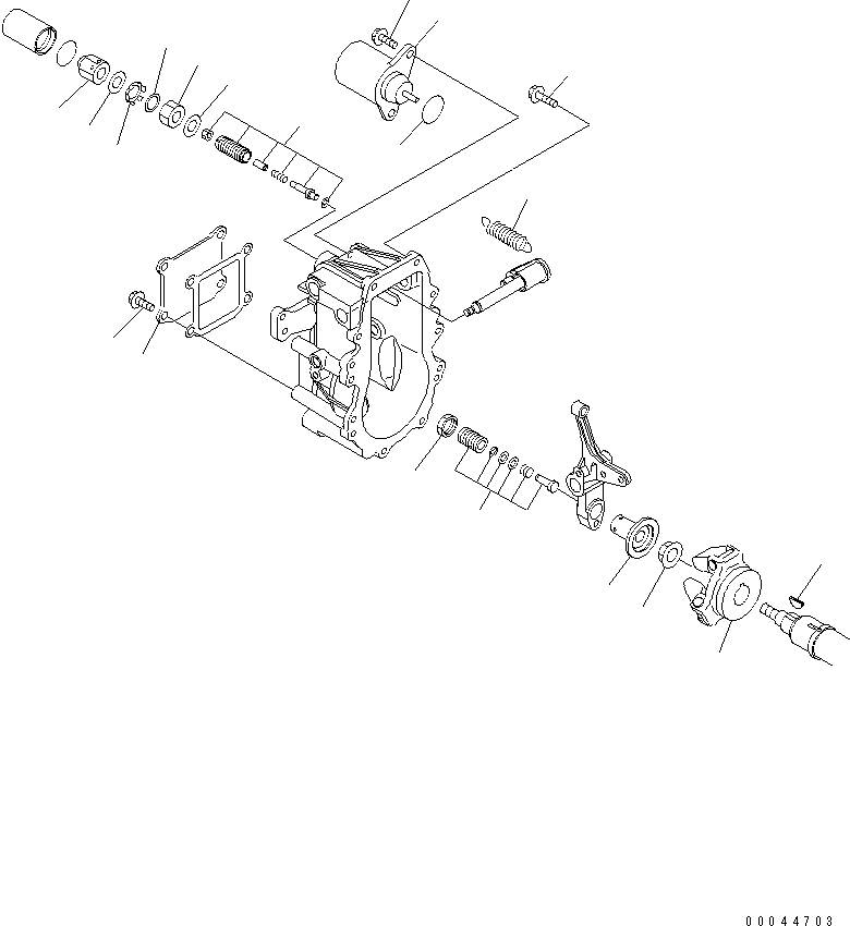 Гайка YM129155-61590 KOMATSU