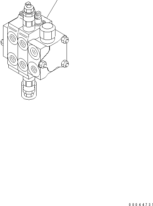 Клапан в сборе (361-64-23110) KOMATSU