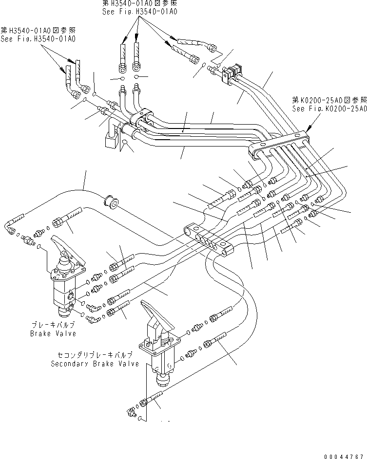 шланг с торцевым уплотнением 02765-005A8 KOMATSU