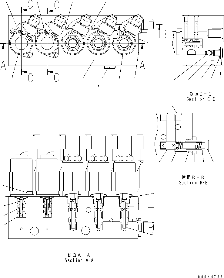 клапан в сборе 20U-60-42121 KOMATSU