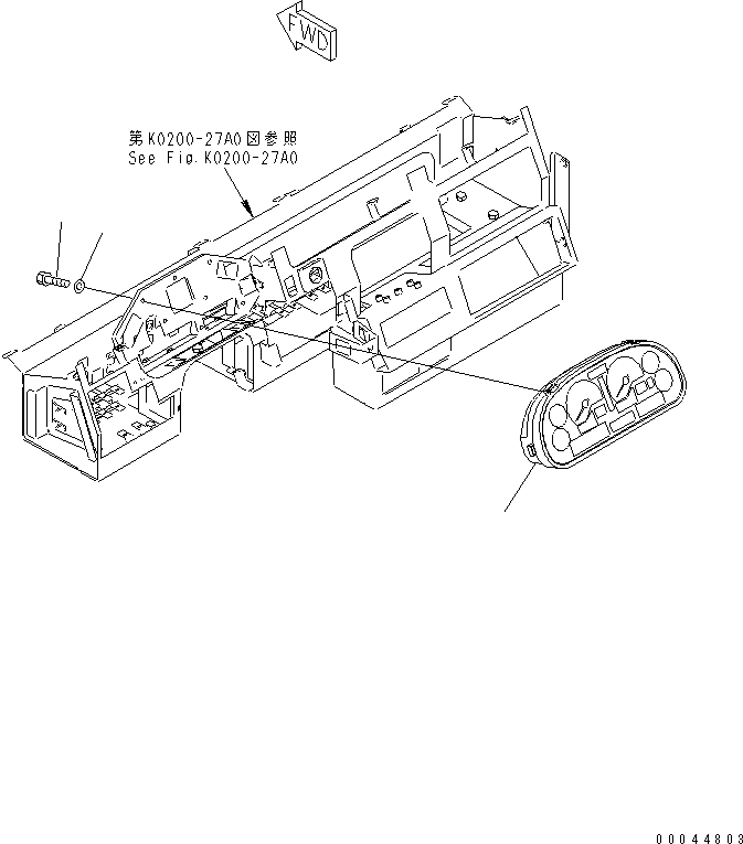 Монитор (км/ч) 7831-46-7004 KOMATSU
