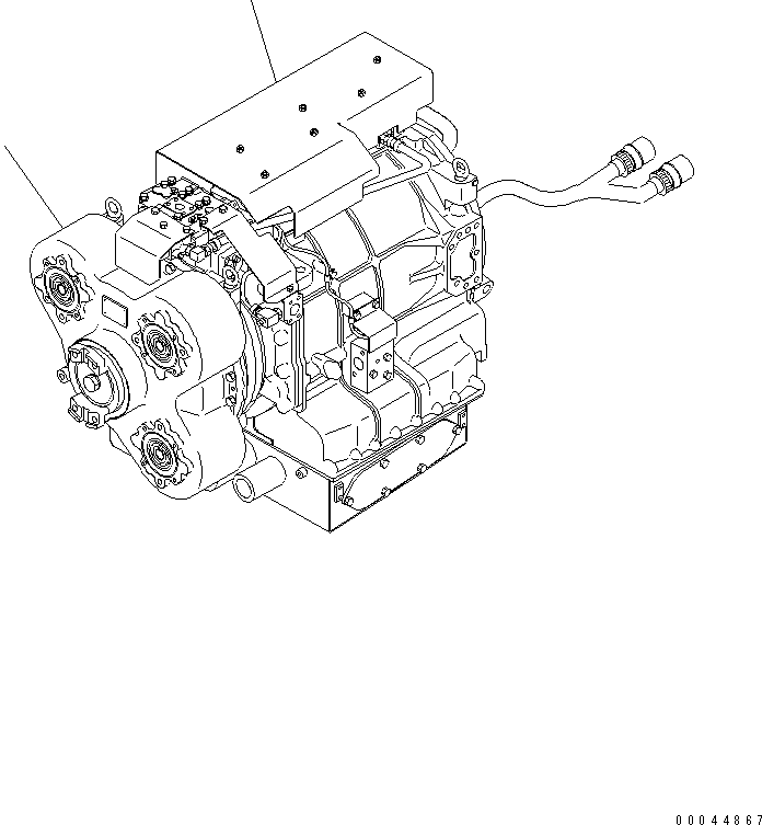 Трансмиссия TORQFLOW в сборе 569-13-70001 KOMATSU