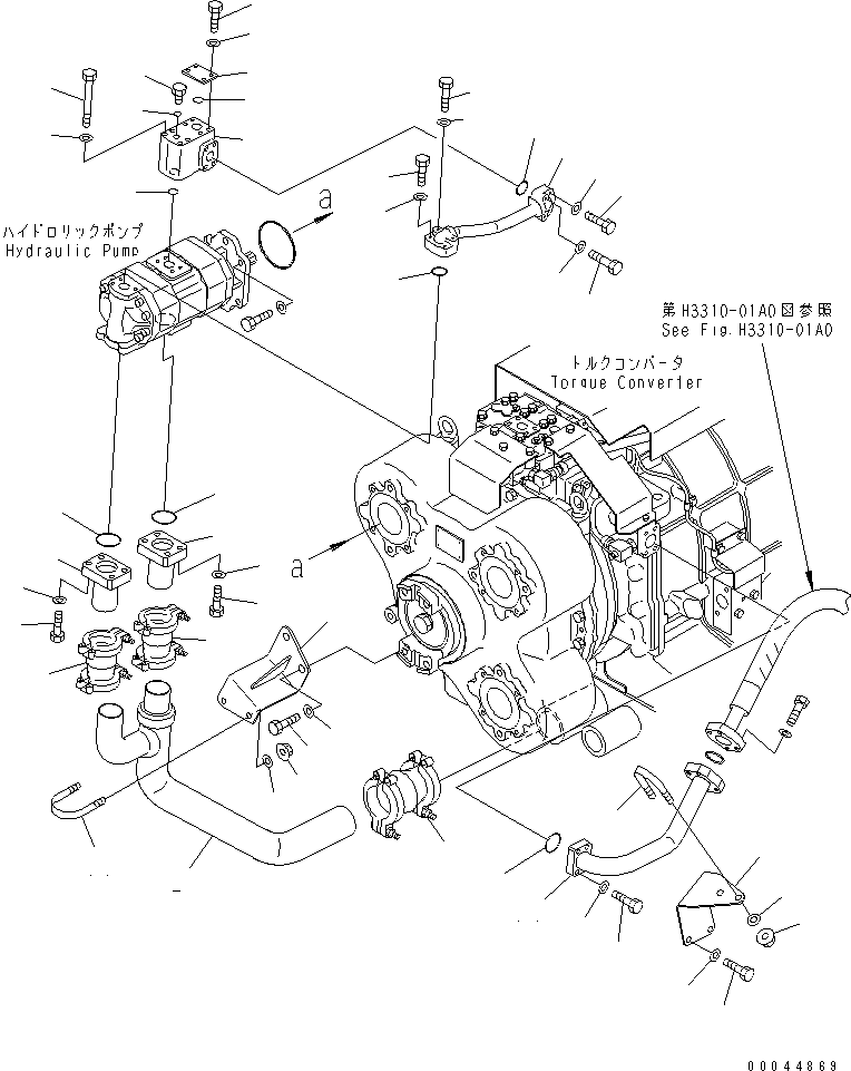 Трубка 569-61-88360 KOMATSU