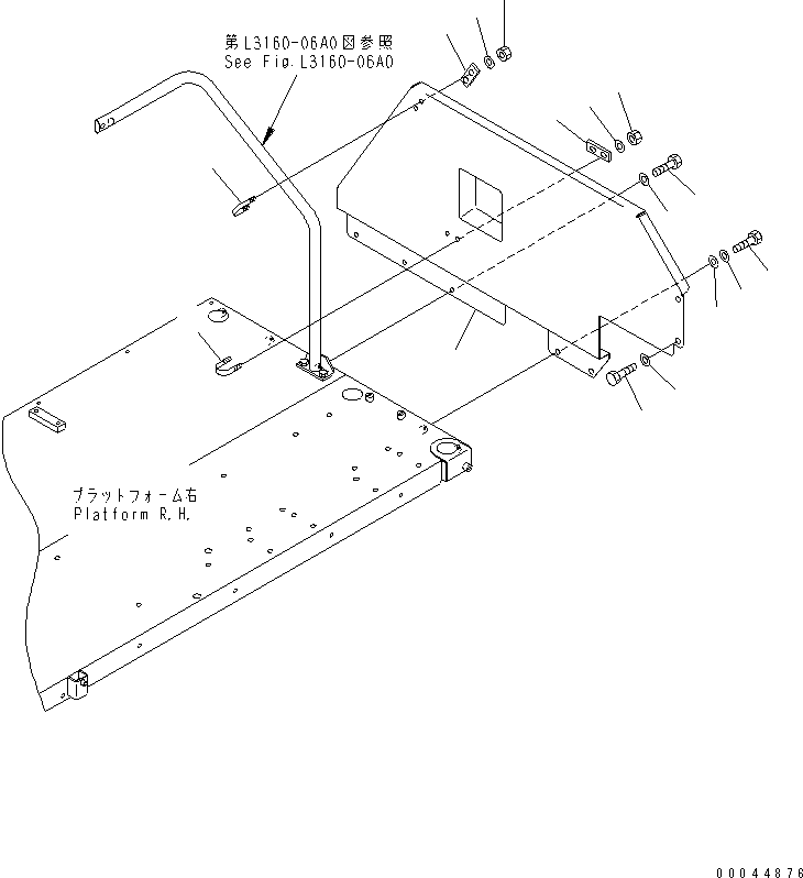 Ограждение 569-54-89341 KOMATSU