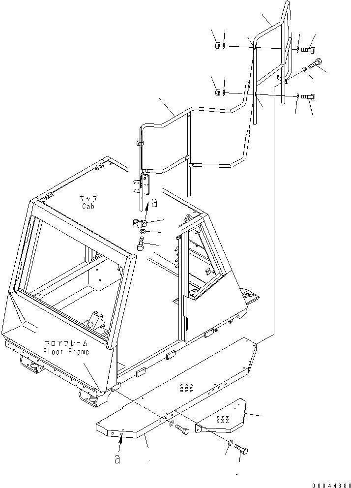 Подножка 561-54-81820 KOMATSU