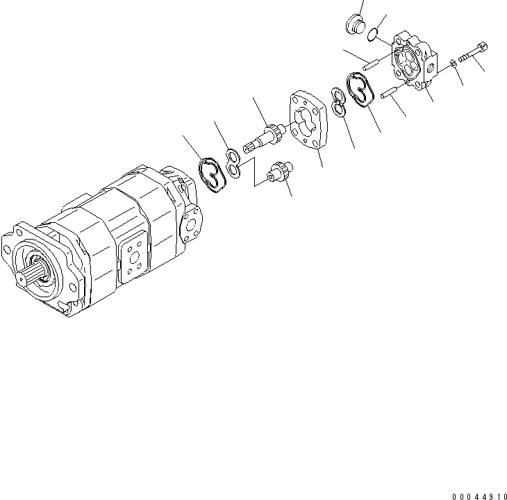 Штифт установочный 705-67-01910 KOMATSU