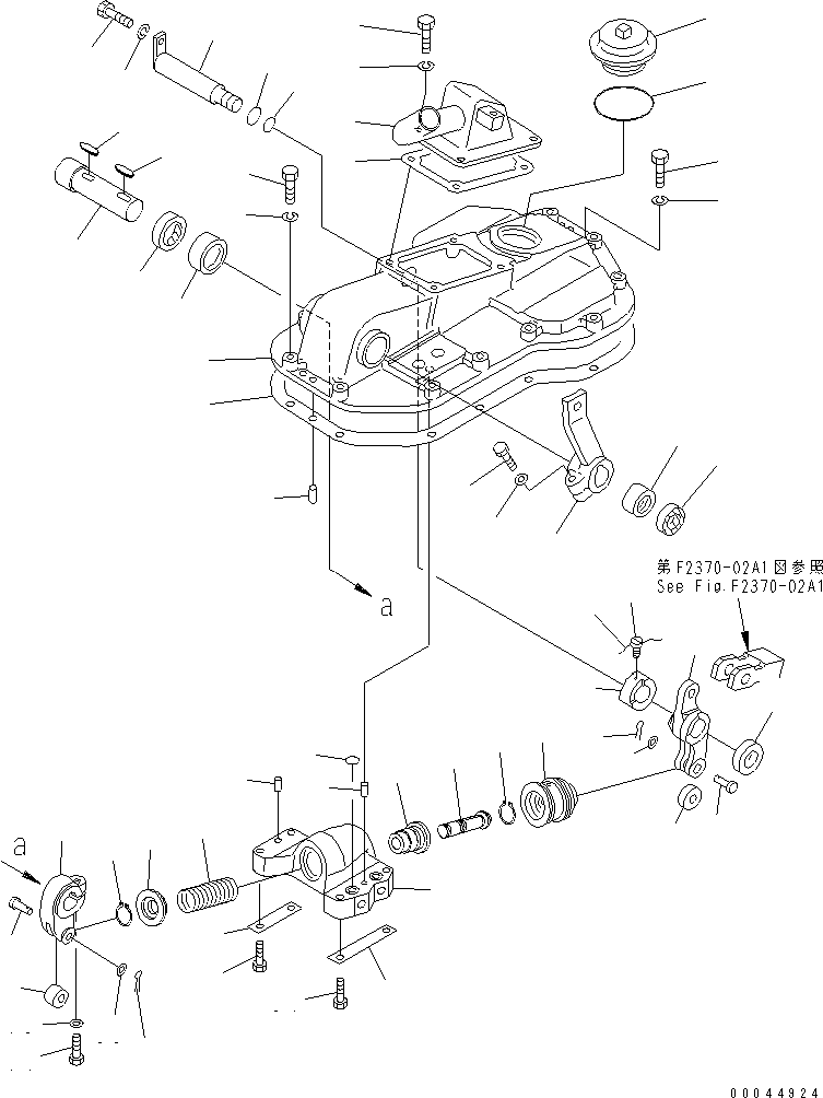 Кронштейн правый 154-33-31190 KOMATSU