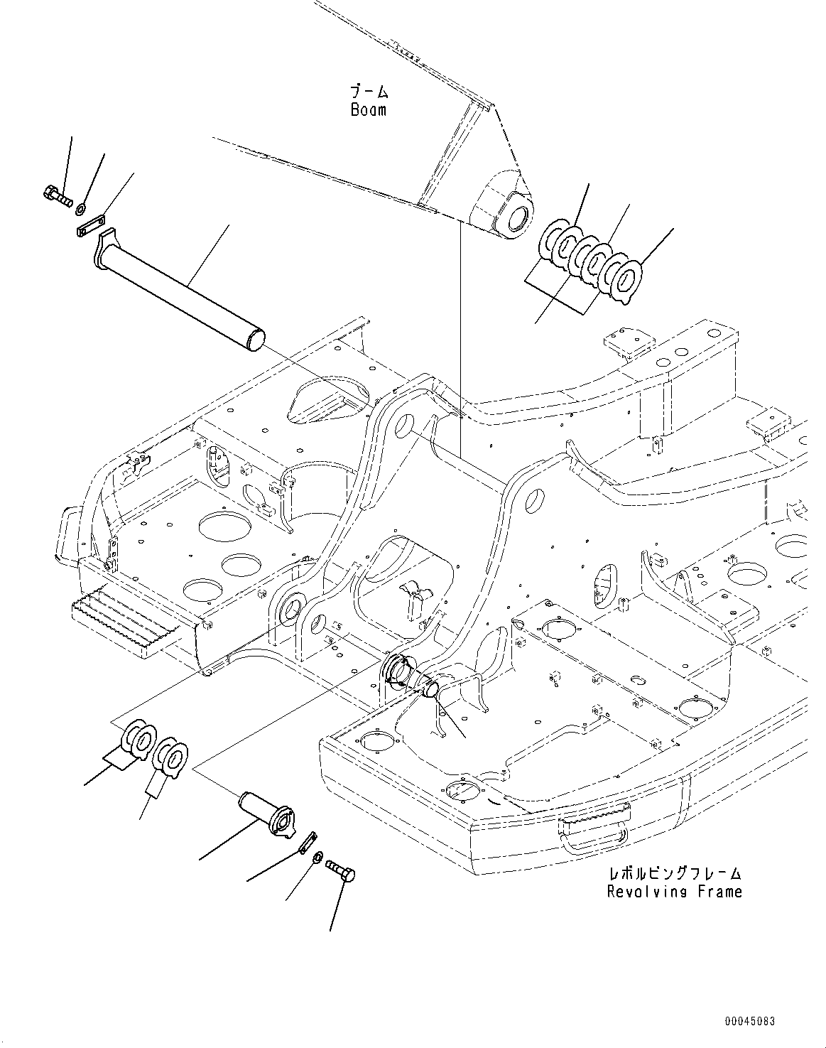 Распорка t=2.0мм 206-70-71441 KOMATSU