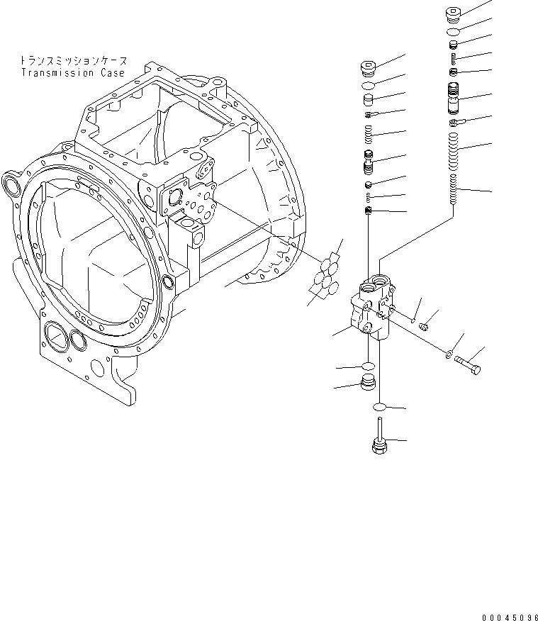 Коробка передач в сборе 17M-15-51130 KOMATSU