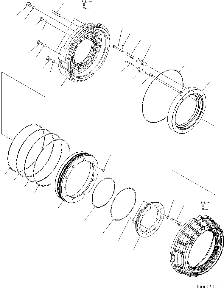 Brake Assembly 569-22-80301 KOMATSU