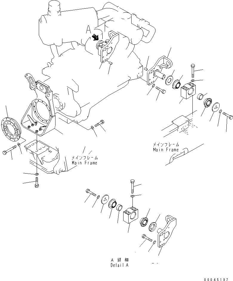 Установочный штифт 04022-20055 KOMATSU