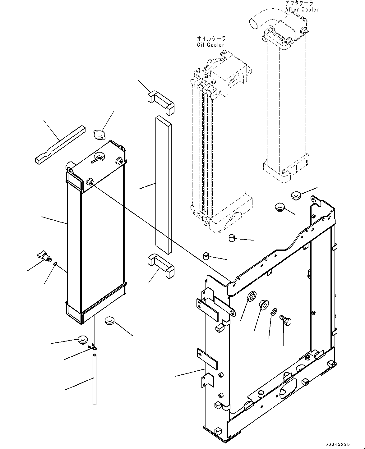 Radiator Core Assembly 22U-03-27920 KOMATSU