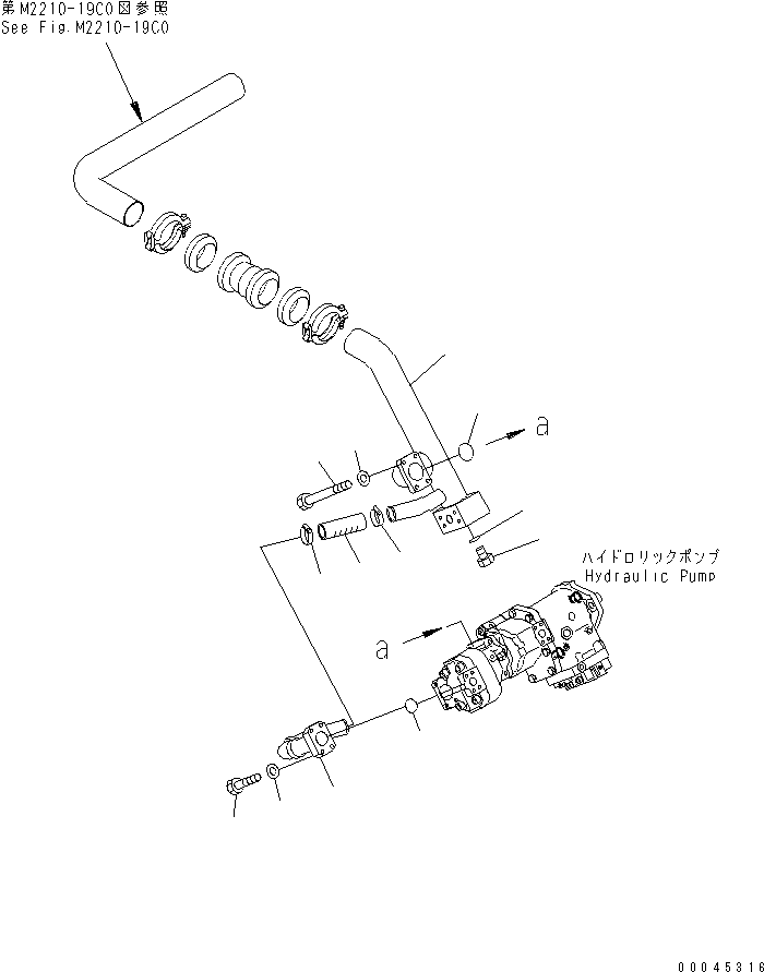 Шланг 07260-04713 KOMATSU