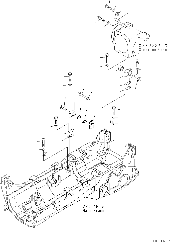 Кронштейн 19M-21-13151 KOMATSU