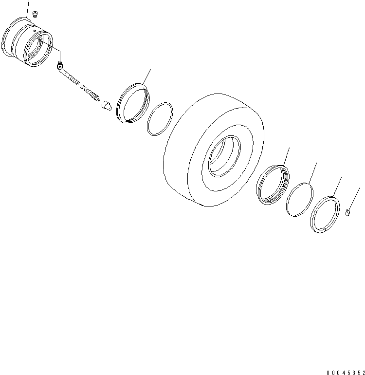 Rim, Base 423-30-41130 KOMATSU