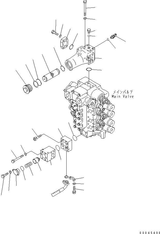 Клапан в сборе 209-60-41401 KOMATSU