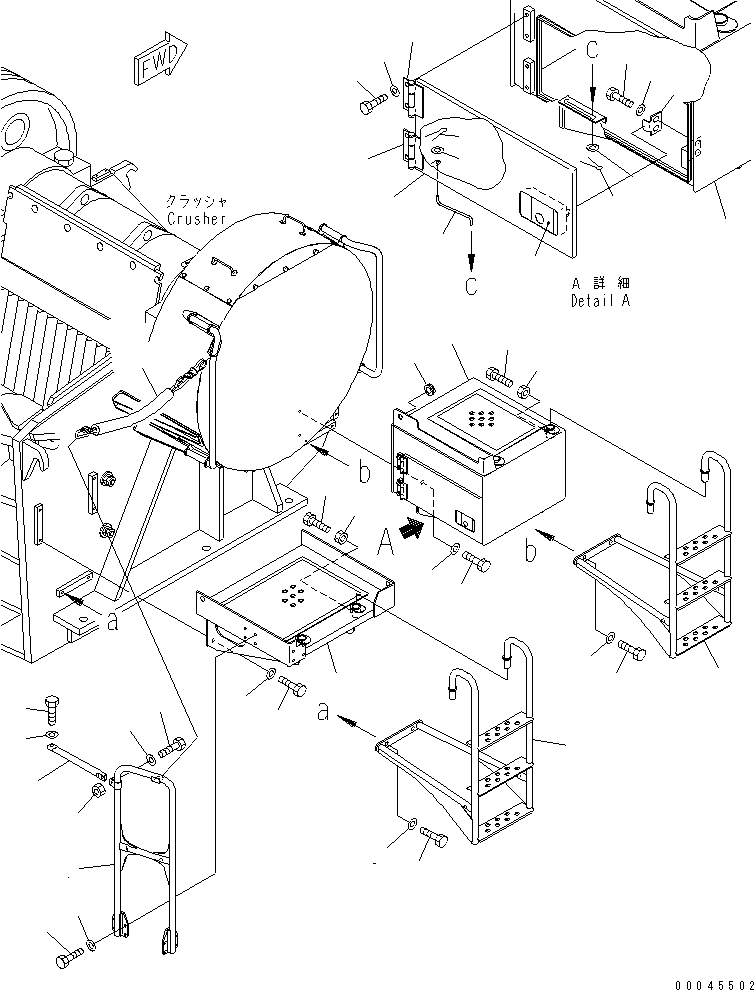 Замок в сборе (сварной) \0\421-54-11372 KOMATSU