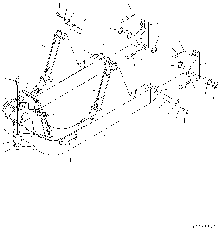 Подножка 126-72-11263 KOMATSU
