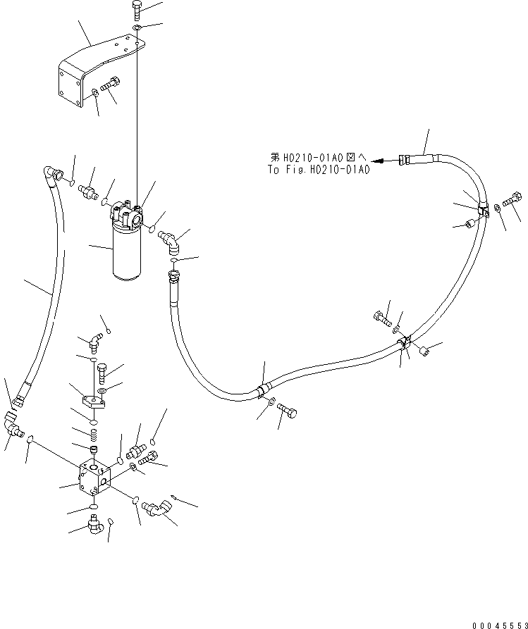 Запорный элемент клапана 209-60-41350 KOMATSU