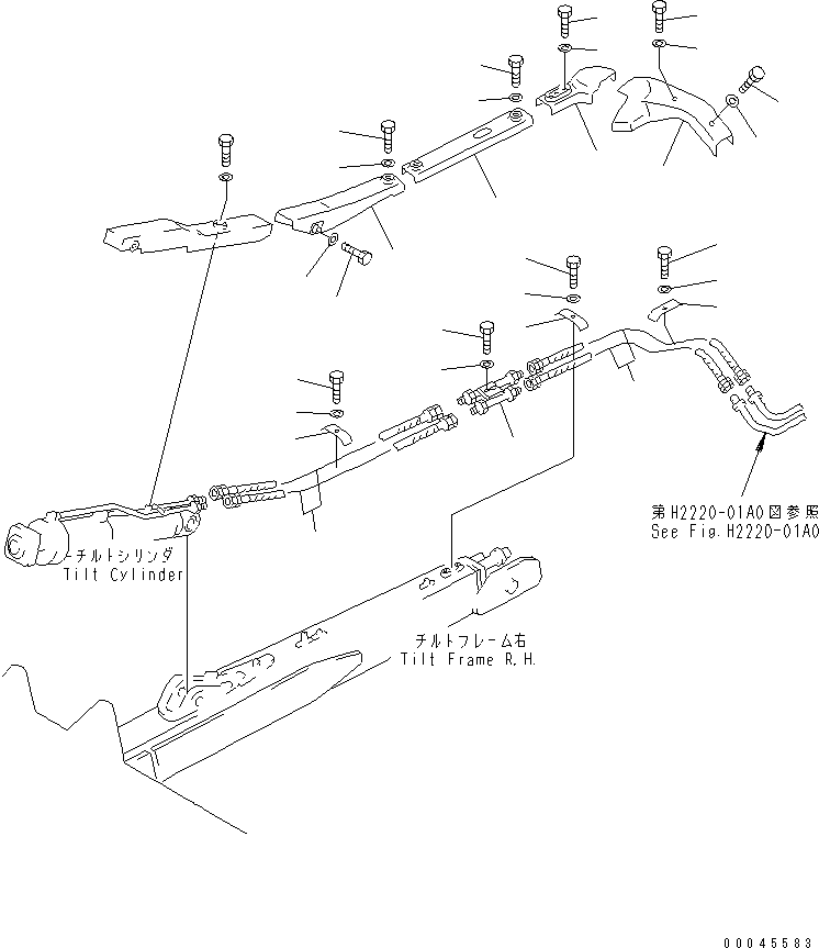 Шланг 07123-A0411 KOMATSU