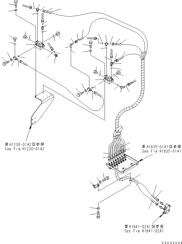 Шланг с торцевым уплотнением 02753-00321 KOMATSU