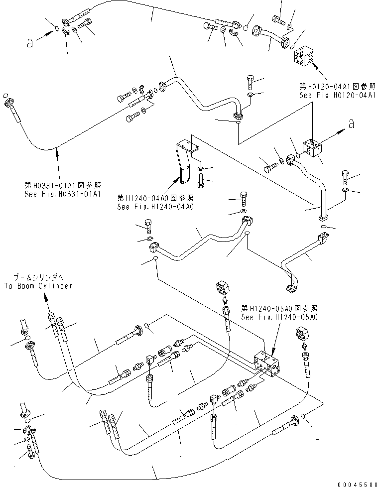 Трубка 209-62-43630 KOMATSU