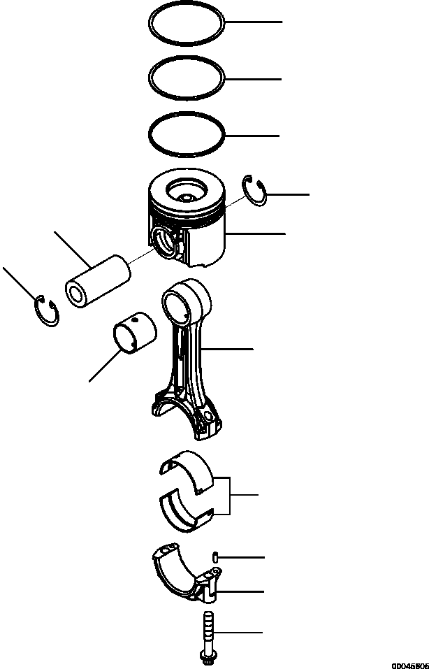 Ring Assembly, Piston 6252-31-2030 KOMATSU
