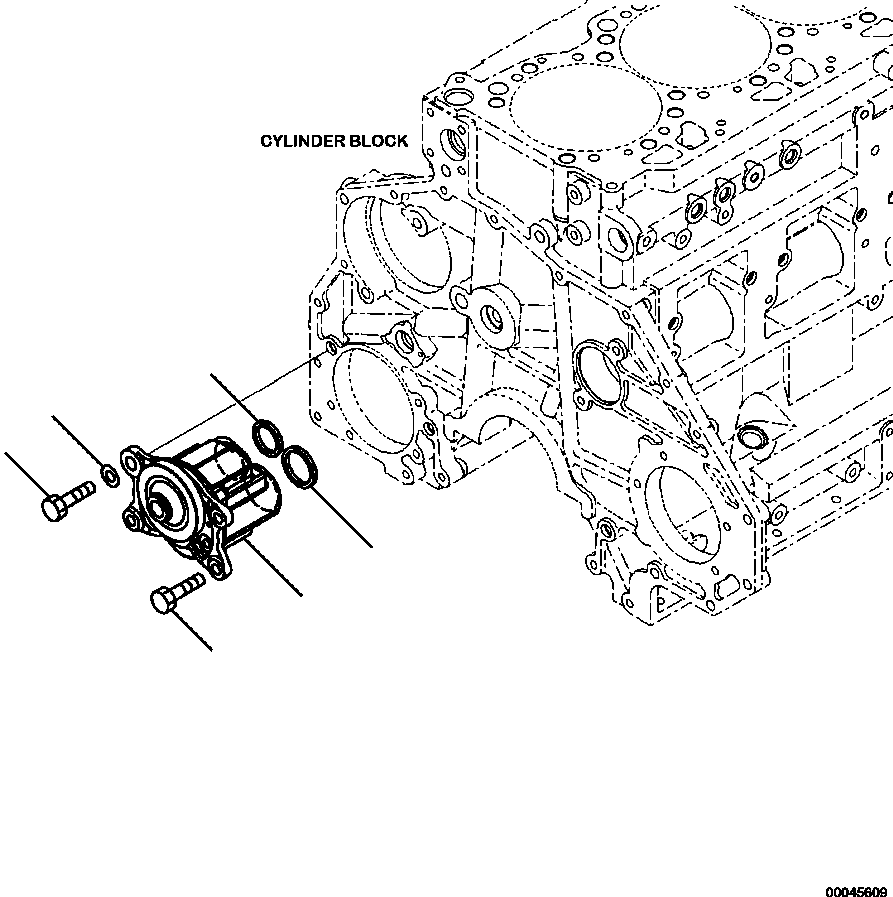 Масляный насос в сборе 6251-51-1001 KOMATSU