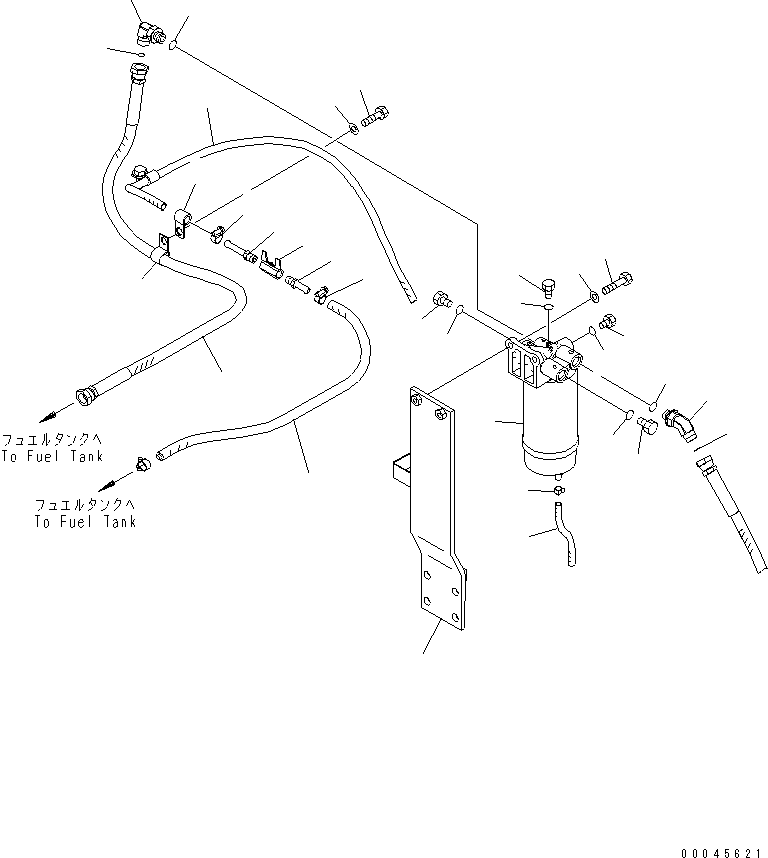 Трубка 07270-01085 KOMATSU