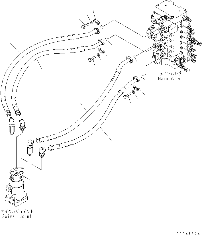 Шланг в сборе 207-62-71450 KOMATSU