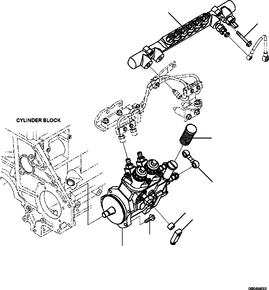 COMMON RAIL ASS'Y,(SEE FIG.A4010-C3Y7) (\0\6261-71-1210) KOMATSU