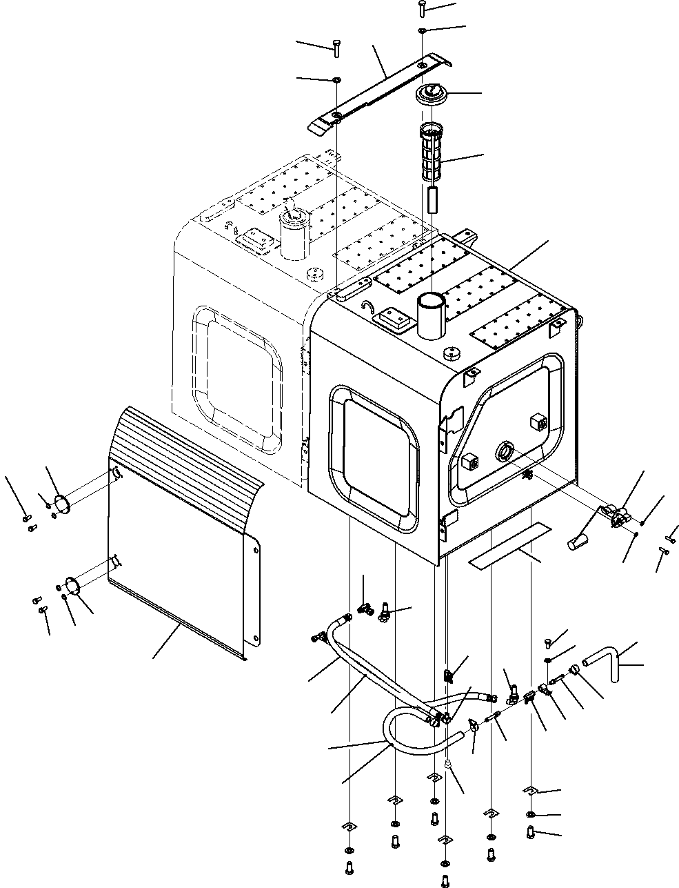 Шланг FZ038774 KOMATSU