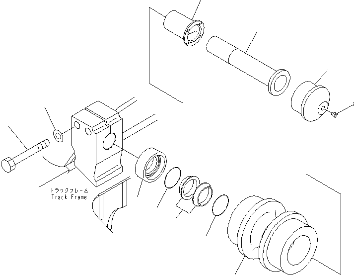 CARRIER ROLLER 20Y-30-B0481 KOMATSU