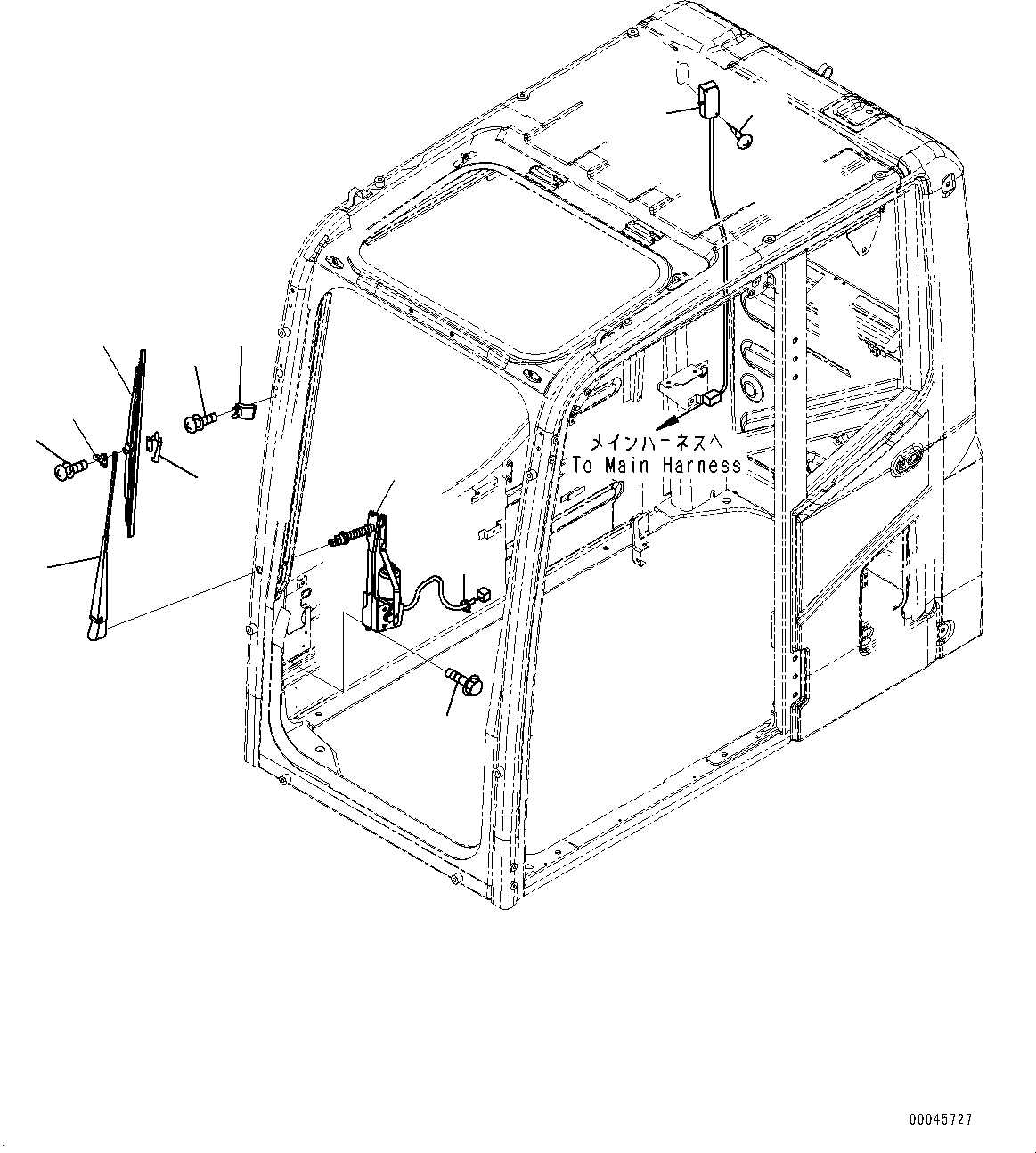 Lamp Assembly, Room 2A5-53-13540 KOMATSU