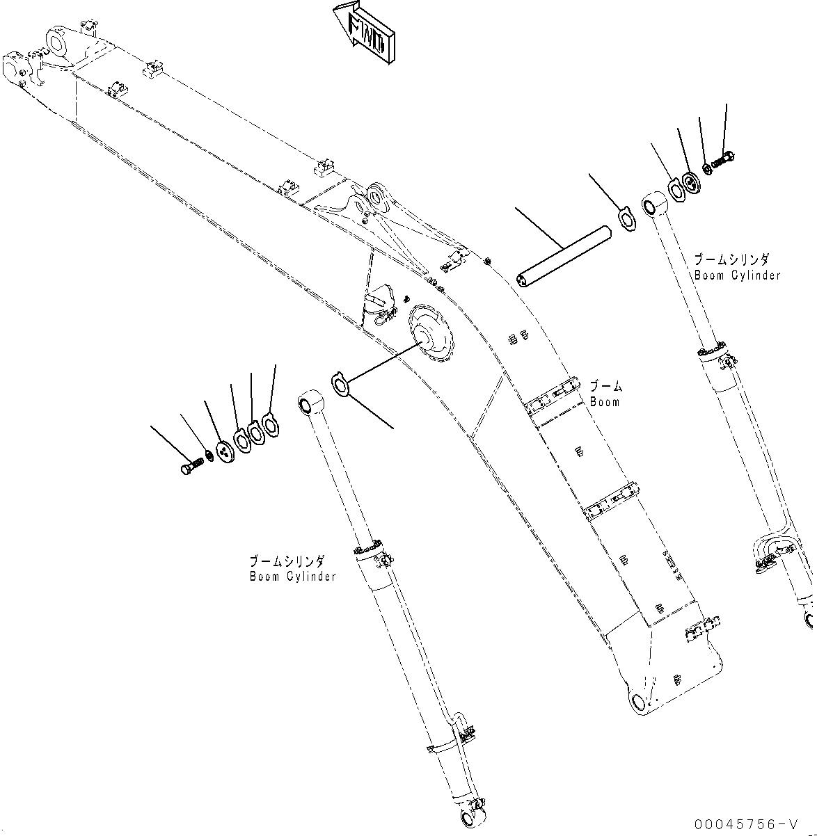 Палец 2A5-70-11111 KOMATSU