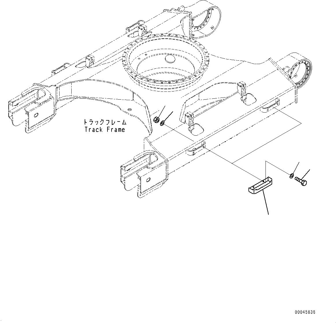 Подножка 207-30-76211 KOMATSU