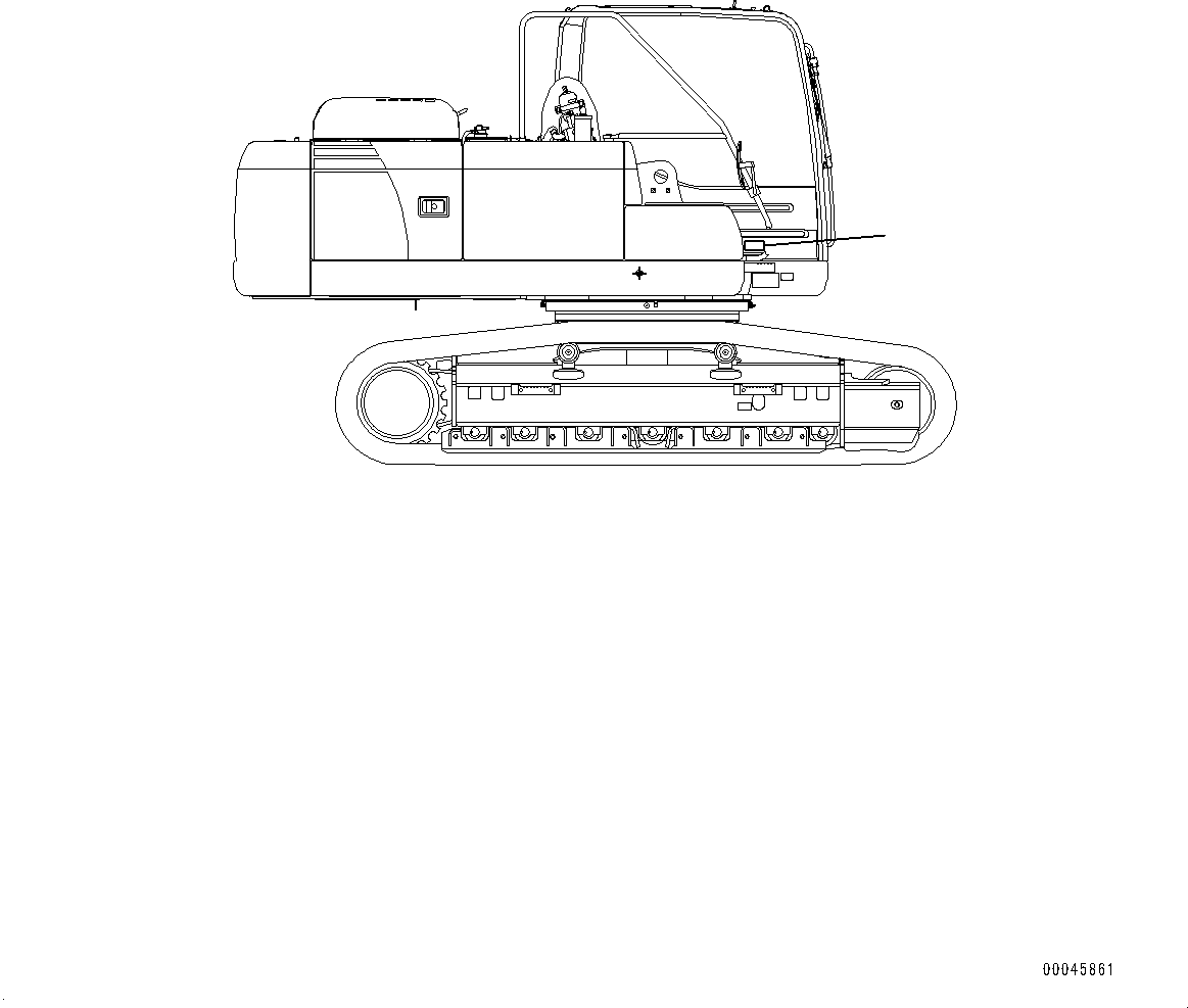 Пластина 206-53-15461 KOMATSU