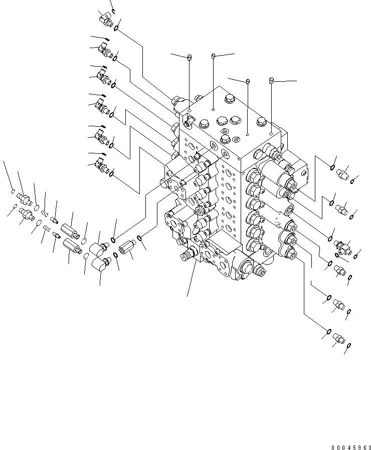 Клапан в сборе (\0\723-46-23201) KOMATSU