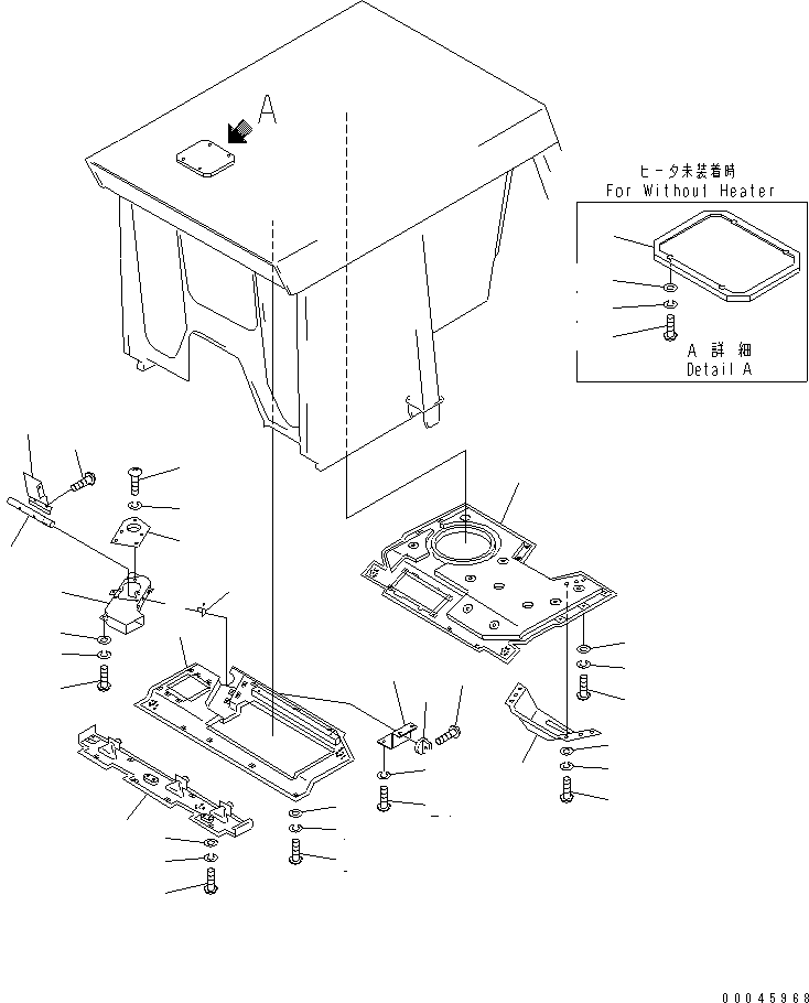 ORNAMENT 154-979-2260 KOMATSU