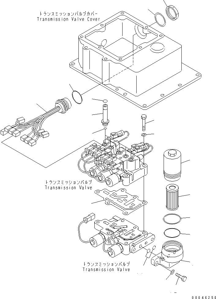 T/M VALVE ASS'Y 195-15-75100 KOMATSU