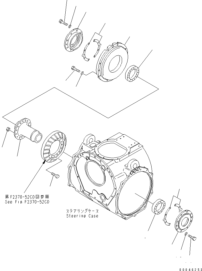 STEERING ASS'Y (195-22-71052) KOMATSU