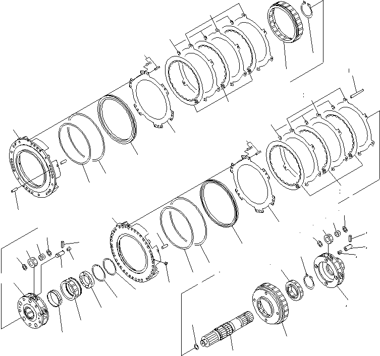 Коробка передач в сборе 426-15-41002 KOMATSU