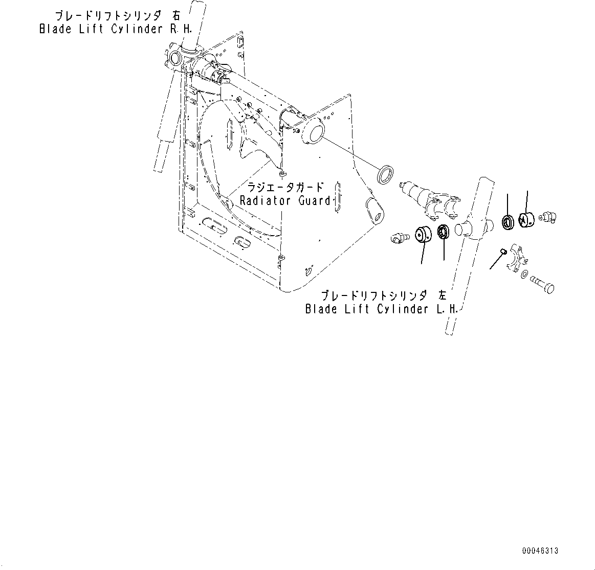 Пылезащитное уплотнение 07145-10095 KOMATSU