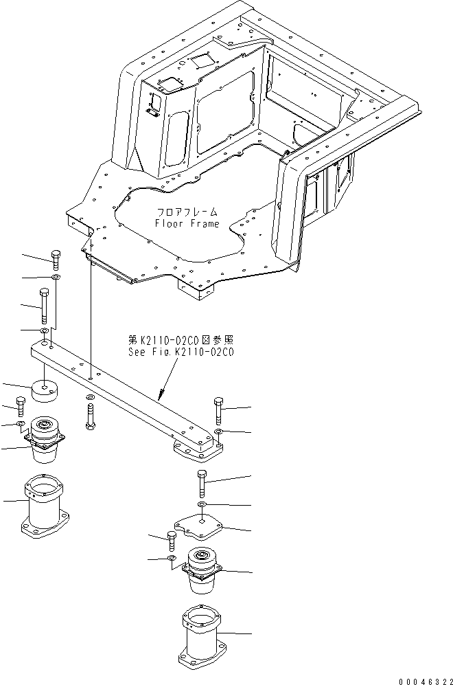 Фланец 195-54-78431 KOMATSU