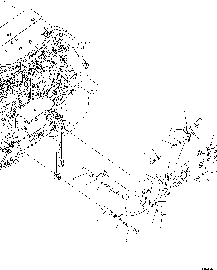 Жгут проводов 195-06-65280 KOMATSU